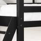 South Shore Fakto Matte Black Twin on Full Wood Bunk Bed - image 3