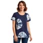 Petite Mountain Ridge Short Sleeve Swirl Tie Dye Tee - image 4