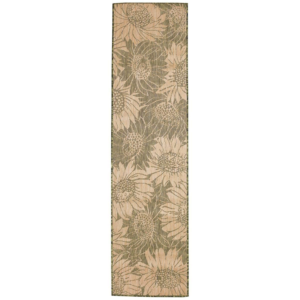 Liora Manne Carmel Sunflower Field Rectangular Runner
