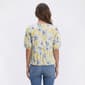 Womens Absolutely Famous Elbow Bubble Sleeve Bubble Hem Blouse - image 2