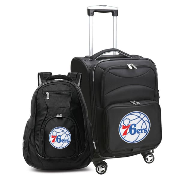 MOJO Philadelphia 76ers Carry-On Luggage & Backpack Set - image 