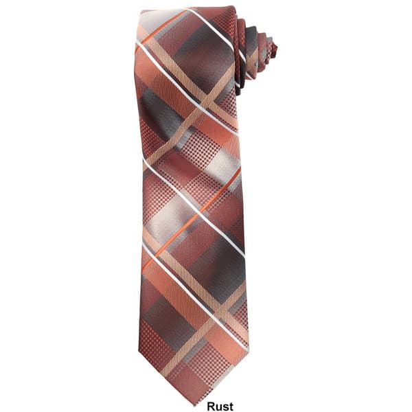 Mens Van Heusen® Plaid with White Stripe Tie