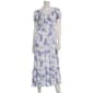 Juniors Angie Floral Puff Sleeve Gauze Peasant Maxi Dress - image 1