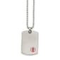 Mens Gentlemen's Classics&#40;tm&#41; Dog Tag Medical Pendant Necklace - image 1