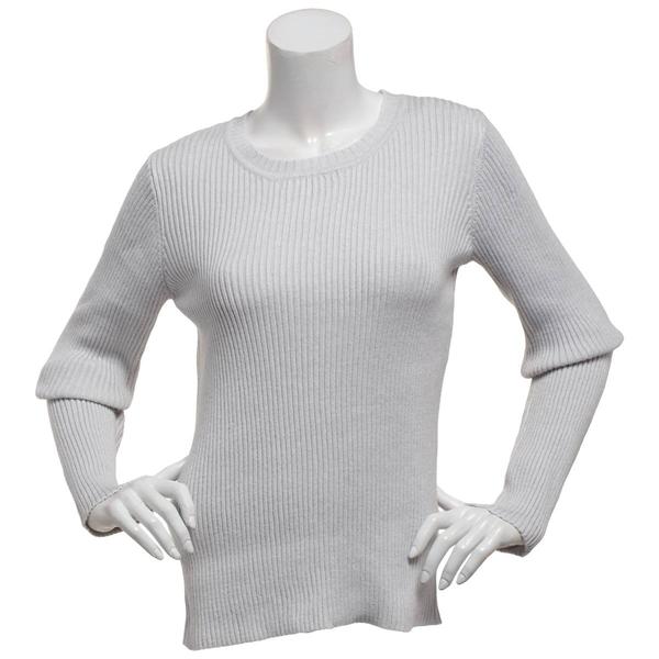 Juniors Pink Rose Rib Solid Tunic - image 