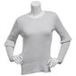 Juniors Pink Rose Rib Solid Tunic - image 1