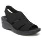 Womens BZees Double Up Wedge Sandals - image 1