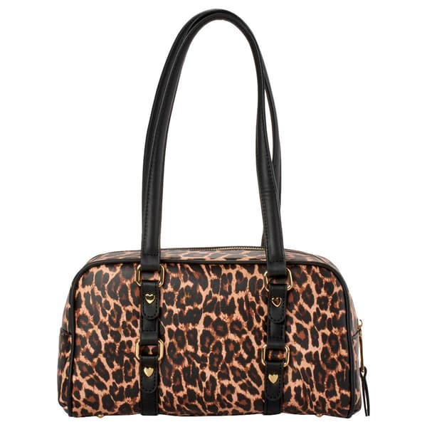 Betsey Johnson Xokian Leopard E/W Shoulder Bag with Belt $88