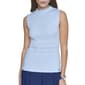 Womens Halston Sleeveless Mock Neck Rib Knit Sweater - image 1