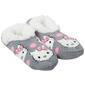 Womens Fuzzy Babba Teddy Fur Micro Popo Hello Kitty Slipper Socks - image 1