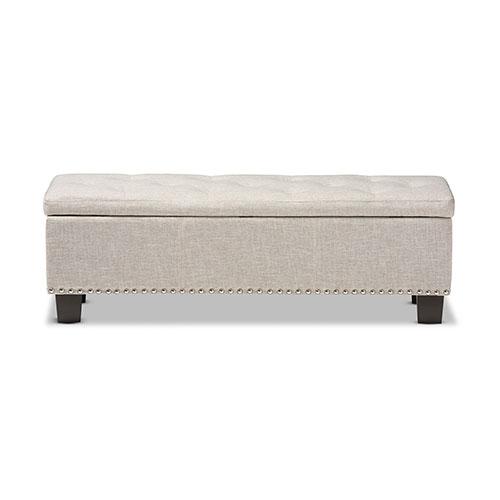 Baxton Studio Hannah Storage Ottoman Bench