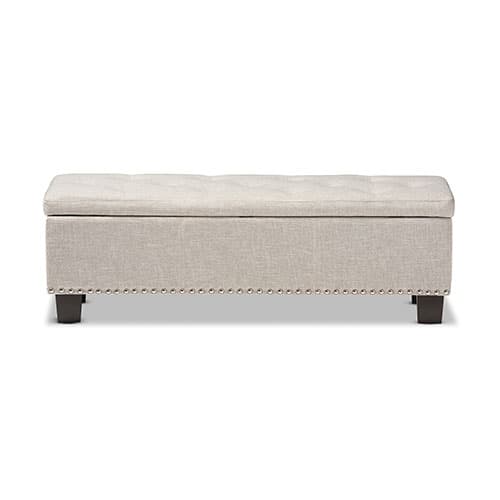 Baxton Studio Hannah Storage Ottoman Bench