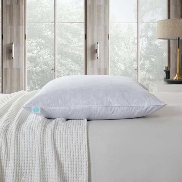 Martha Stewart Firm 233TC 2pk.  Euro-Square Feather Pillow