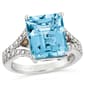 Le Vian(R) Blue Topaz Chocolate Diamonds(R) Nude Diamonds(tm) Ring - image 1