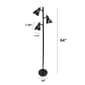 Creekwood Home Essentix 64in. Traditional 3-Light Floor Lamp - image 3