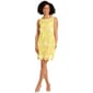 Womens Nina Leonard Sleeveless Two Tone Lace Sheath Dress - image 2