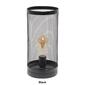 Simple Designs Cylindrical Steel Table Lamp w/Mesh Shade - image 9