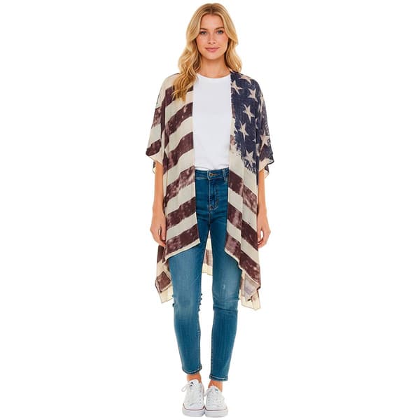 Womens Modena Americana Print Kimono