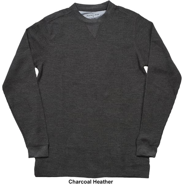 Mens Preswick & Moore Long Sleeve Thermal Crew Neck Sleep Shirt