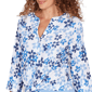 Petite Hearts of Palm Smooth Sailing 3/4 Sleeve Floral Blouse - image 5