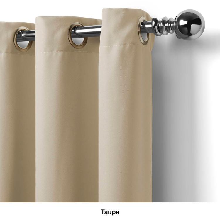 Elrene Connor Solid Indoor/Outdoor Window Curtain