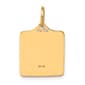 Gold Classics&#8482; 14kt. Pink Birth Certificate Charm - image 3