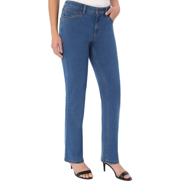 Petite Jones New York Lexington Denim Straight Sky Wash