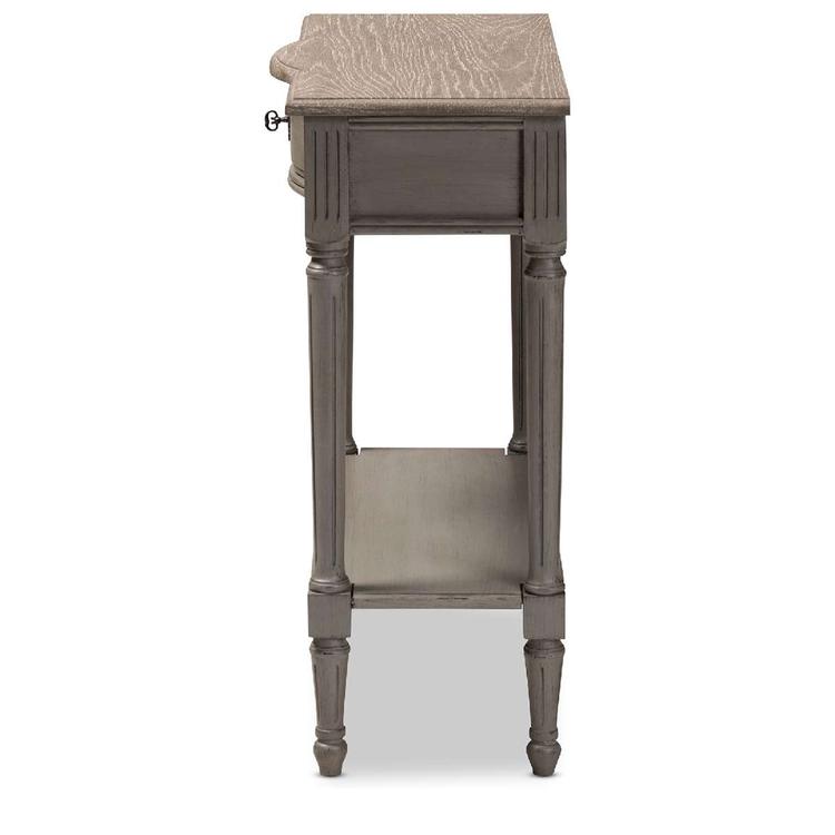 Baxton Studio Noelle 1 Drawer Wood Console Table