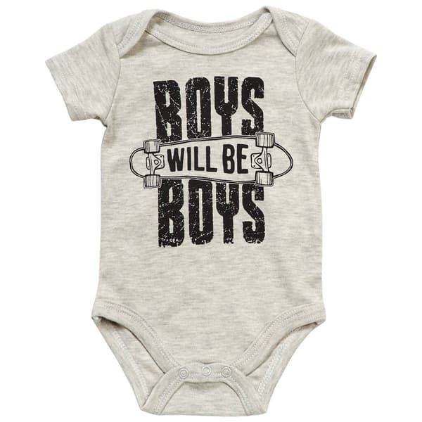 Baby Boy (3-12M) Babies with Attitude Boys Will Be Boys Bodysuit - image 