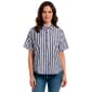 Petite Preswick & Moore® Stripe Button Front Blouse - image 2
