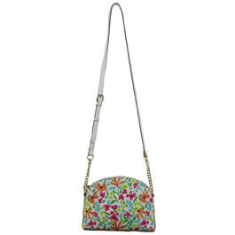 Nanette Lepore Haydee Floral Triple Crossbody With Partial Chain