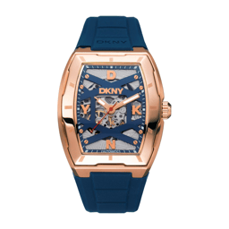 Mens DKNY Urban Automatic Dark Blue Dial Watch - DK1G048P0045