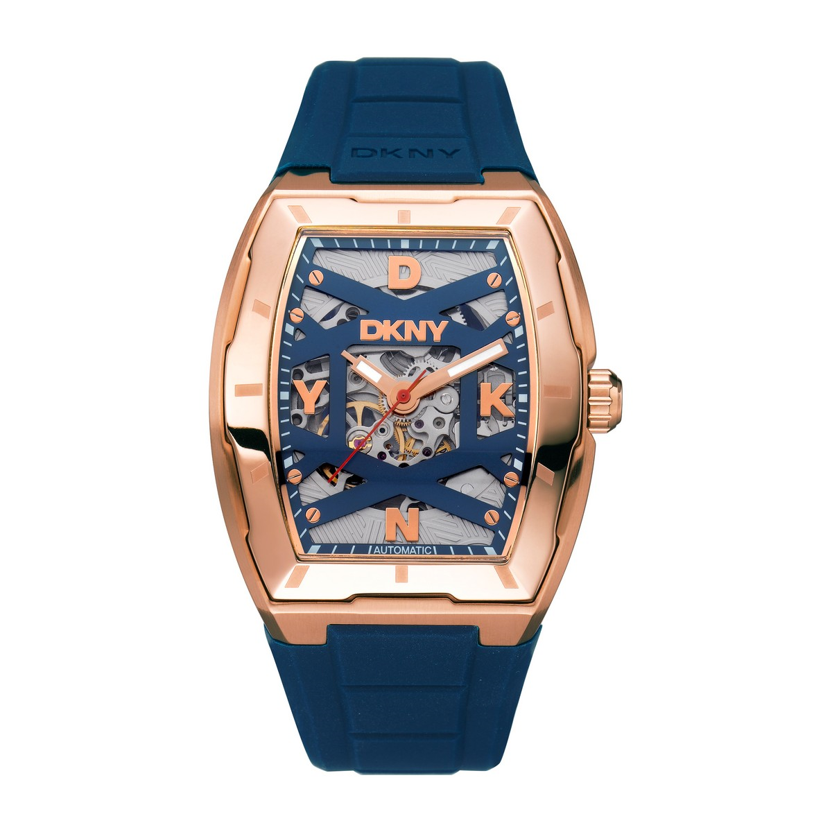 Mens DKNY Urban Automatic Dark Blue Dial Watch - DK1G048P0045