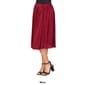 Womens 24/7 Comfort Apparel Pleated Party Midi Skirt - image 6