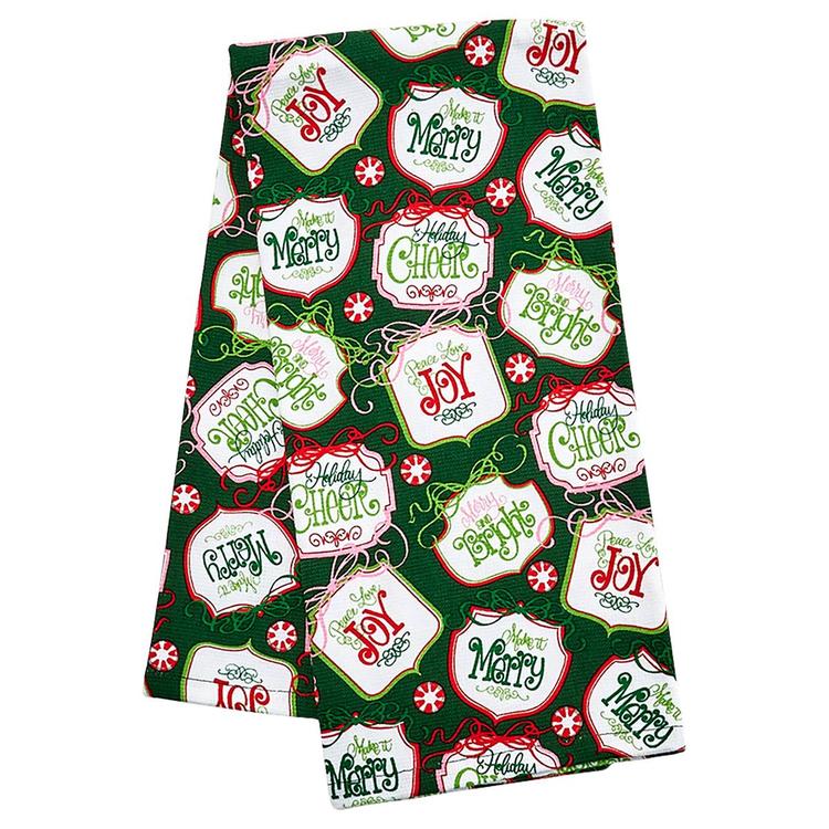 Kay Dee Merry Nutcracker Tag Toss Dual Towel