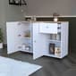 FM FURNITURE Chico White Kitchen Island - image 2