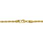 Mens Lynx Gold-Tone Ion Plated 4mm Rope Chain Necklace - image 4