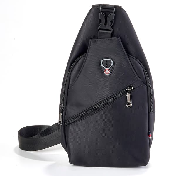Mens Black Sling Backpack - image 