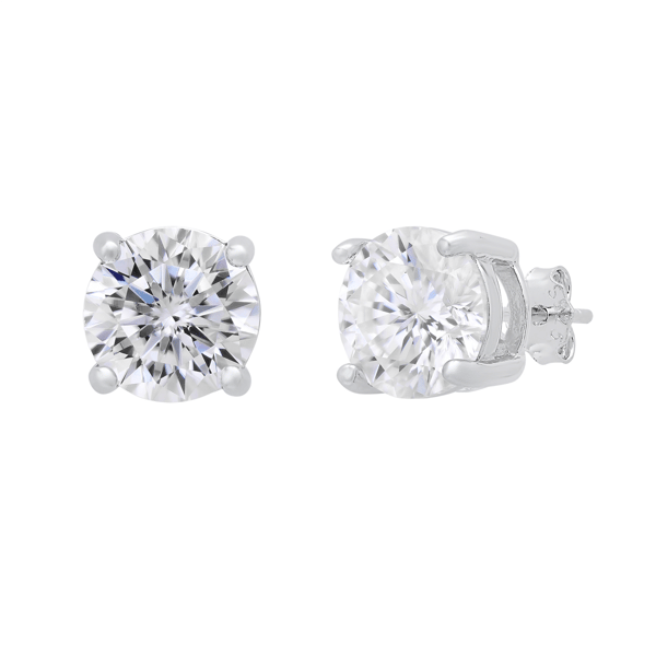 Saffron 2ctw. Moissanite Stud Earring