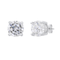 Saffron 2ctw. Moissanite Stud Earring - image 1