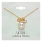 April Birthstone Crystal Charm Necklace - image 1