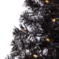 Northlight 3ft. Pre-Lit Artificial Black Tinsel Halloween Tree - image 3