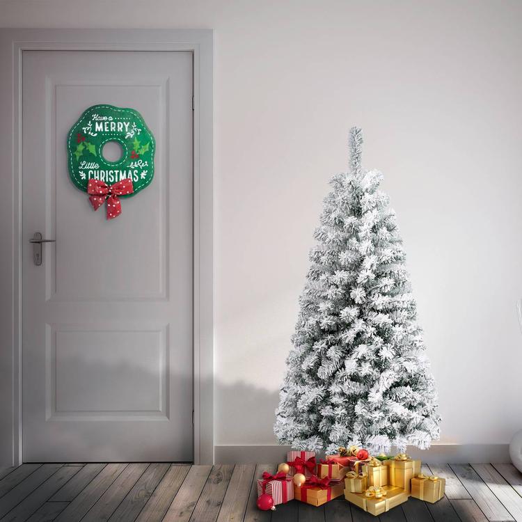 National Tree 4.5ft. Acacia Flocked Tree