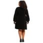 Plus Size MSK Bell Sleeve Piped Trim Shift Dress - image 2
