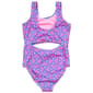 Girls(7-16) Kensie Geo Floral Cutout One Piece Swimsuit - image 3