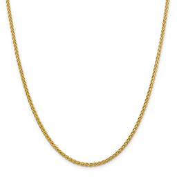 Gold Classics(tm) 2.75mm. 14k Semi-Solid Wheat Chain Necklace