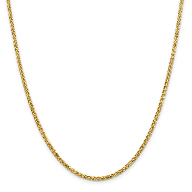 Gold Classics(tm) 2.75mm. 14k Semi-Solid Wheat Chain Necklace