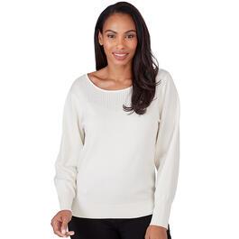 Womens Emaline St. Kitts Solid Long Sleeve Crew Neck Sweater