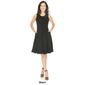 Womens White Mark Solid Fit and Flare Dress - image 5