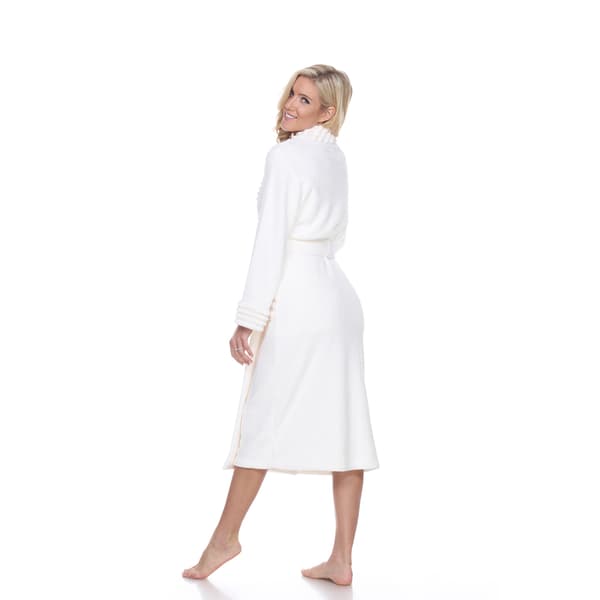 Womens White Mark Super Soft Lounge Robe